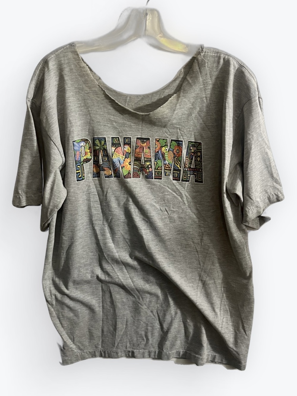 Vintage Panama Single Stitch Graphic T-Shirt Retro Tourist Tee Size XL